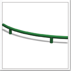 Junior Steel Curved Balance Beam