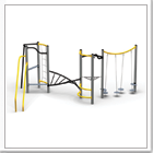 Q105 Playground Activity Climbing Frame