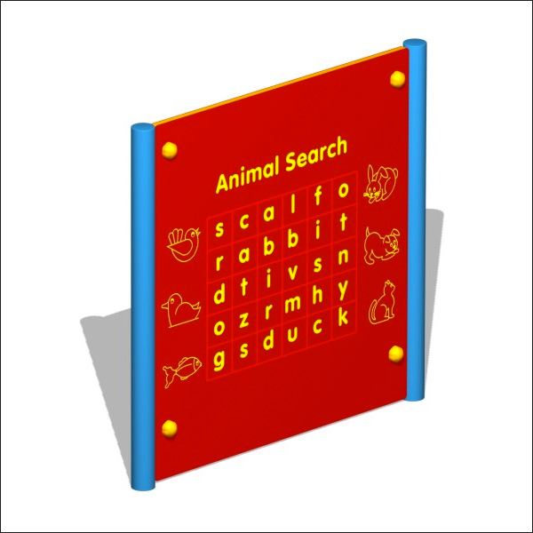 Animal Names Play Activity Panel