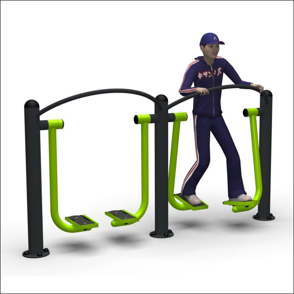 DOUBLE STEPPER FITNESS STATION