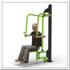 Outdoor steel fitness exercise equipment