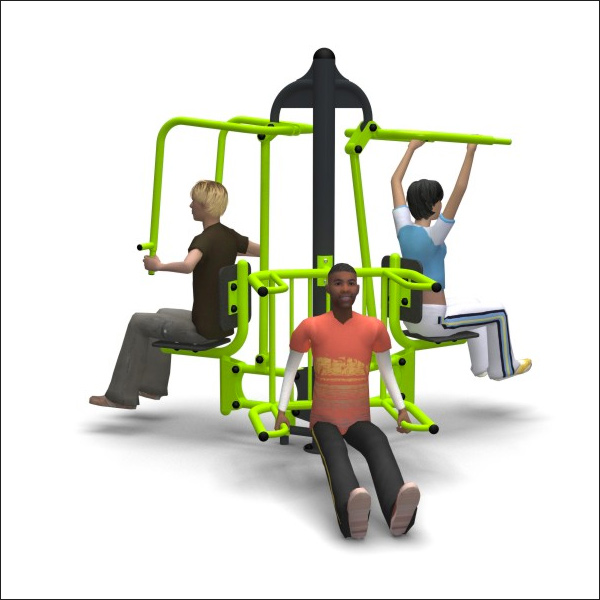 Fitness Trial Triple Pull Station