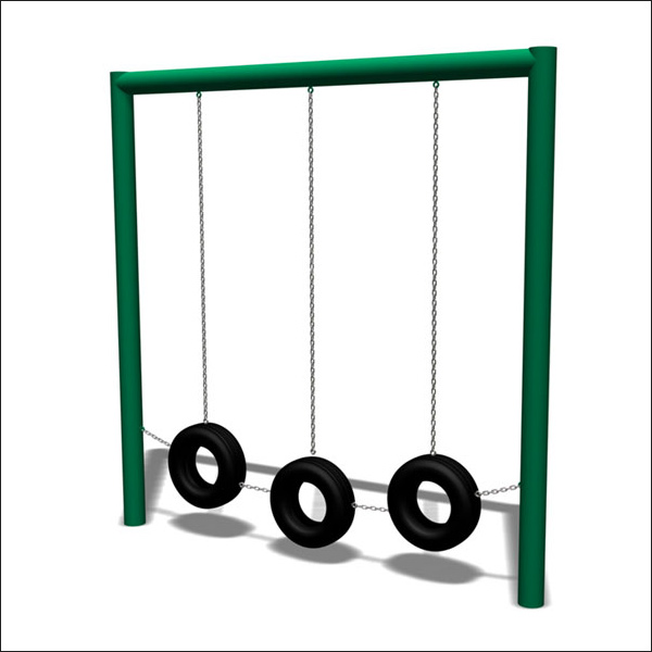 STEEL TRIPLE TYRE SWINGS