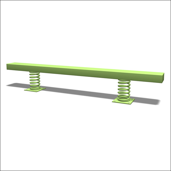 STEEL SRUNG BALANCE BEAM